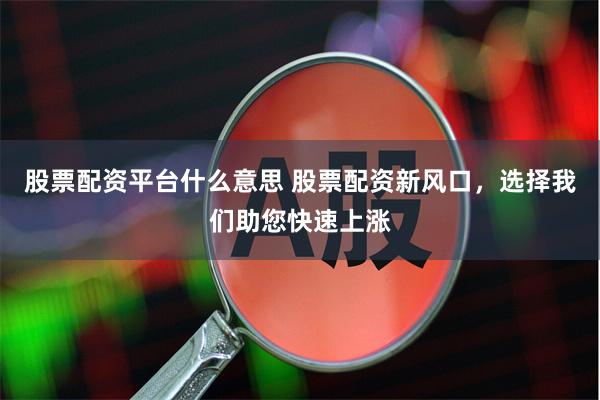 股票配资平台什么意思 股票配资新风口，选择我们助您快速上涨