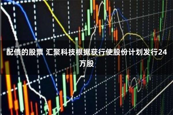 配债的股票 汇聚科技根据获行使股份计划发行24万股