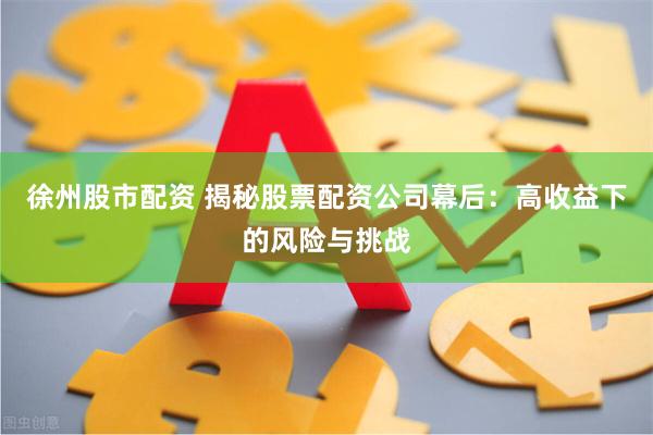 徐州股市配资 揭秘股票配资公司幕后：高收益下的风险与挑战
